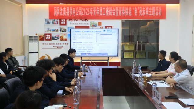 國網汝南縣供電公司：舉辦2025年青年員工座談會暨青春賦能 “電”亮未來主題活動