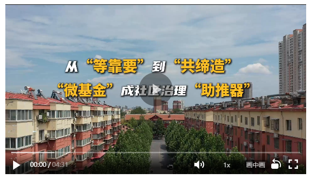 細“治”入微丨從“等靠要”到“共締造” “微基金”成社區治理“助推器”