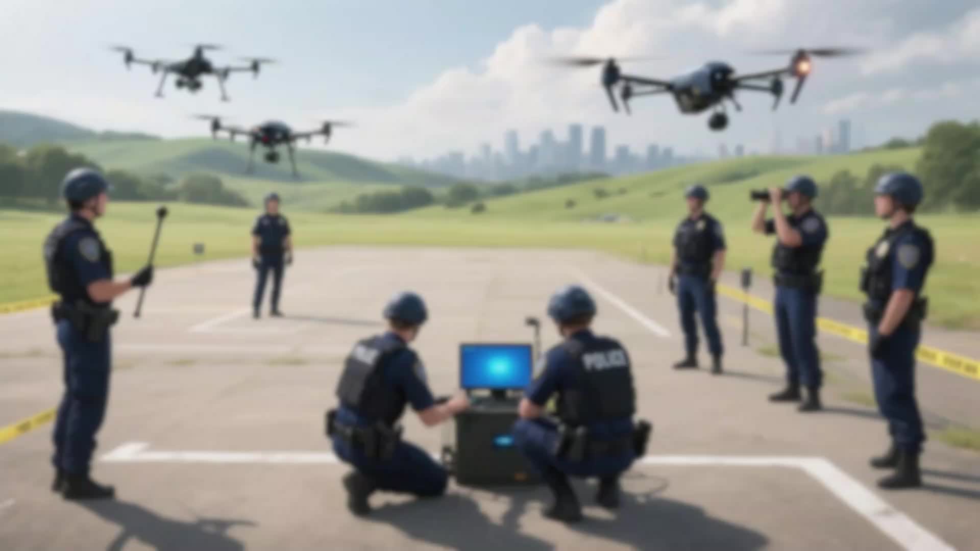 讓無人機(jī)成為守護(hù)平安的“空中尖兵”