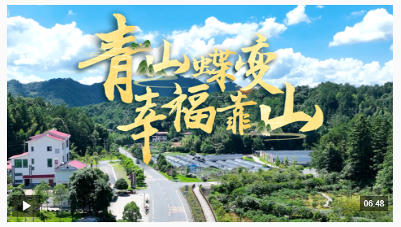 近觀“兩山”丨青山蝶變幸福靠山