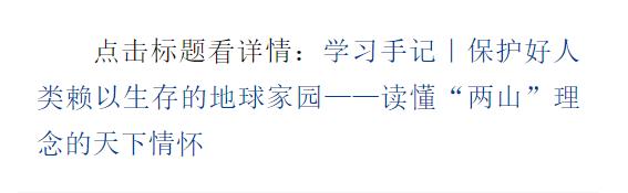 合集：新華社推出讀懂“兩山”理念系列學習手記