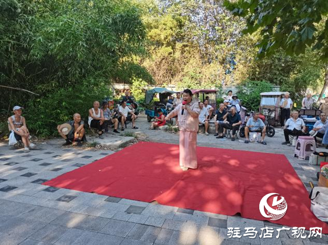 芝麻花藝術團義務演出點亮驛城夏夜